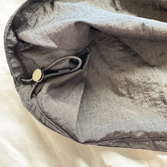 NWOT Athleta Lunar Shine Button Down Shirt in Black - Picture 6 of 11